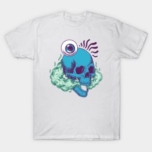 Skull On Smoke T-Shirt